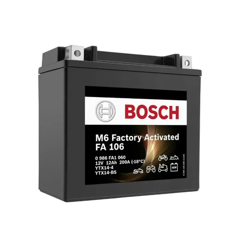 BOSCH 12V 12AH MOTOSİKLET AKÜSÜ AGM 200 A