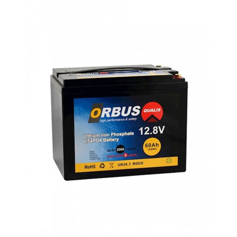 Orbus 12,8V 60AH LİTYUM AKÜ