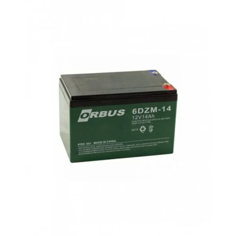 Orbus 12V 14AH ELEKTRİKLİ BİSİKLET AKÜSÜ