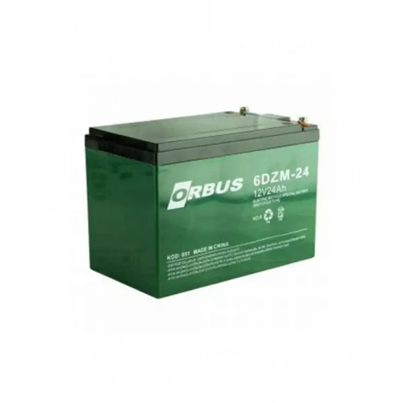 Orbus 12V 24AH ELEKTRİKLİ BİSİKLET AKÜSÜ