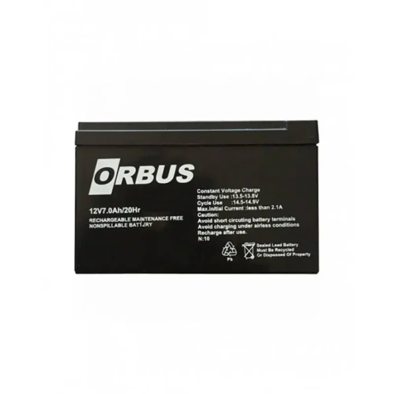 Orbus 12V 7AH KURU AKÜ