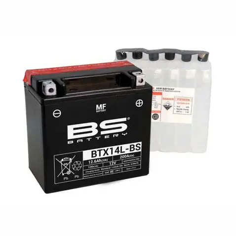 BS Battery 12V 12.6 Ah Motosiklet Aküsü