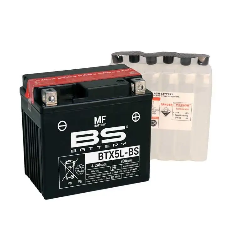 BS Battery 12V 4.2 Ah Motosiklet Aküsü 80A