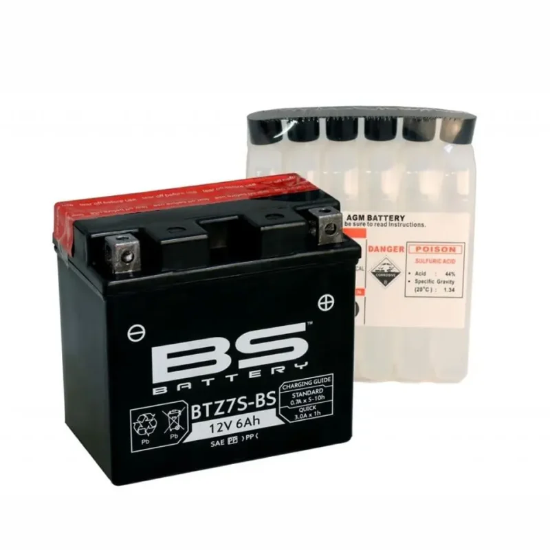BS Battery 12V 6 Ah Motosiklet Aküsü