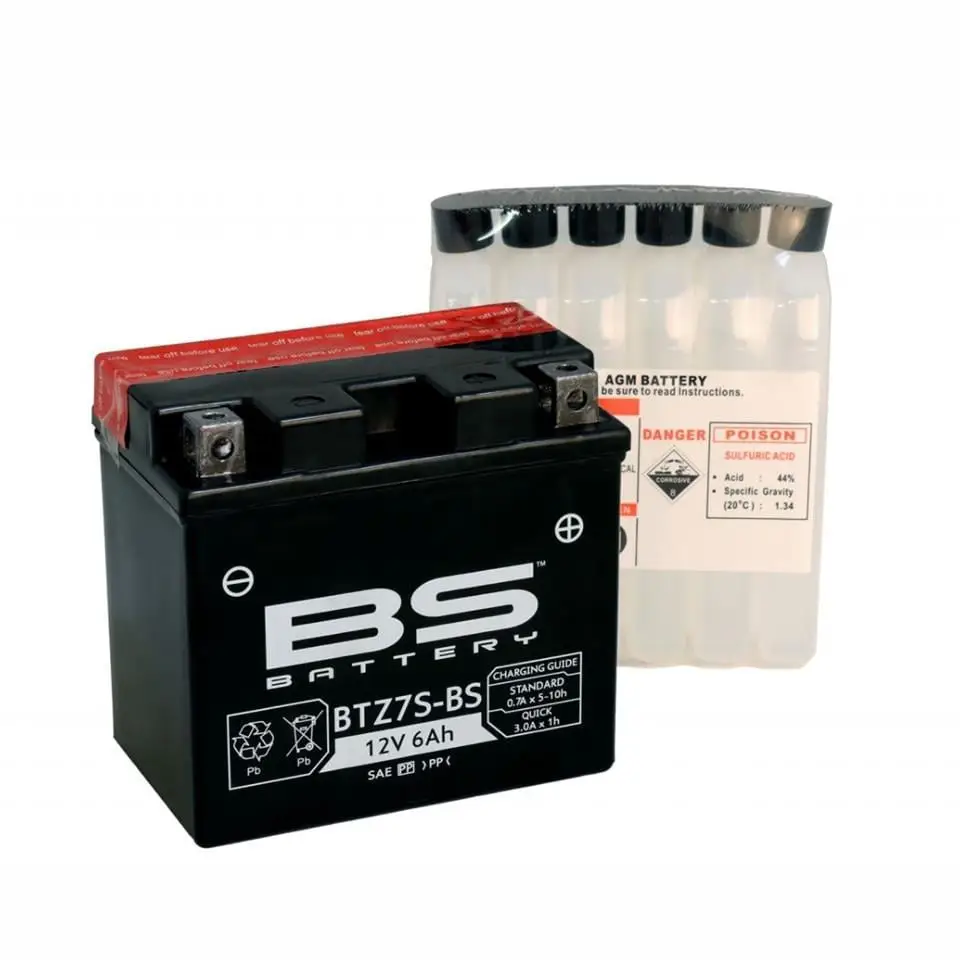 BS Battery 12V 6 Ah Motosiklet Aküsü