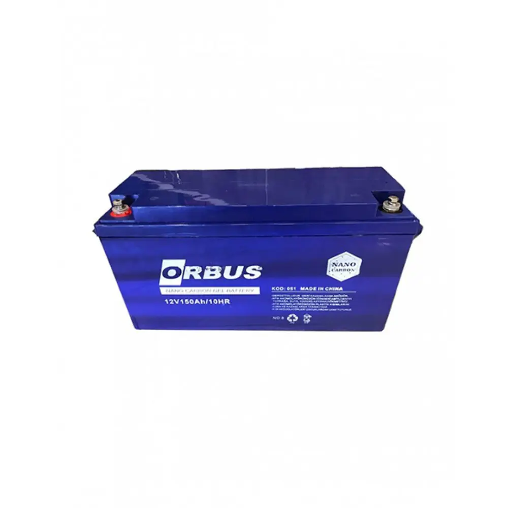 Orbus 12V 150AH JEL AKÜ