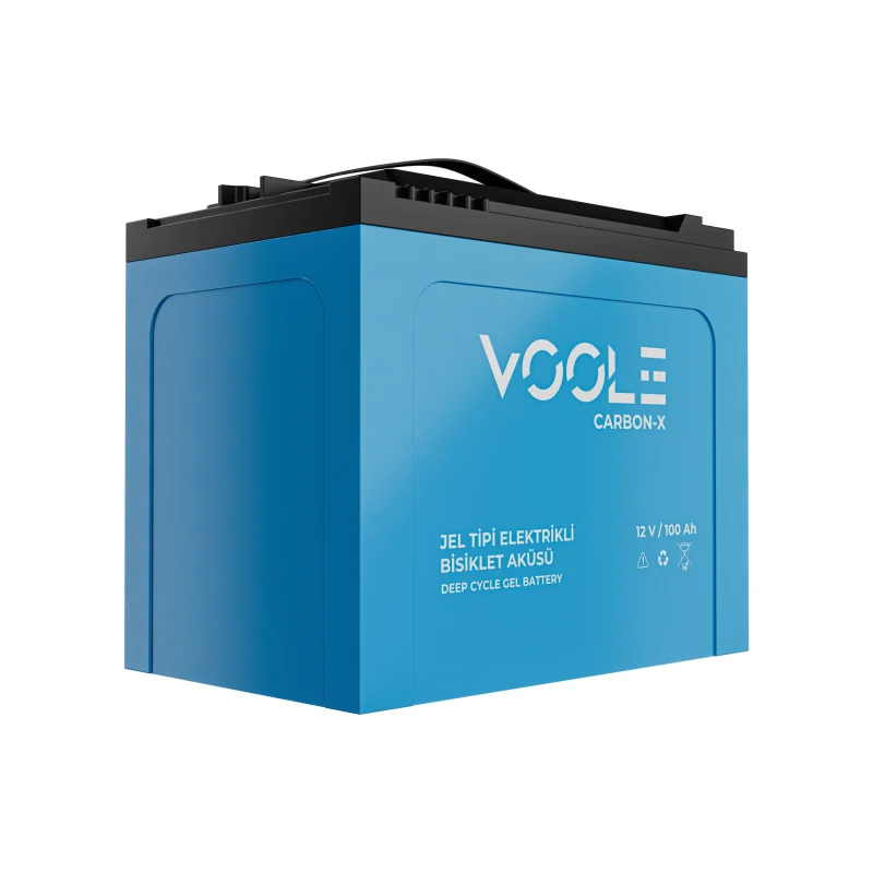 Voole 12V 100Ah Jel Elektrikli Bisiklet Aküsü