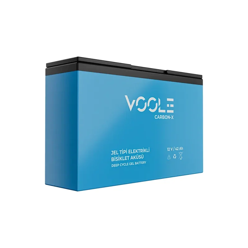 Voole 12V 42Ah Jel Elektrikli Bisiklet Aküsü