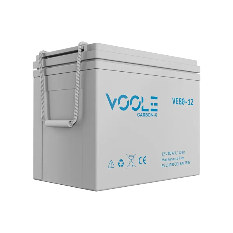 Voole 12V 80 Ah Engelli Araç Aküsü