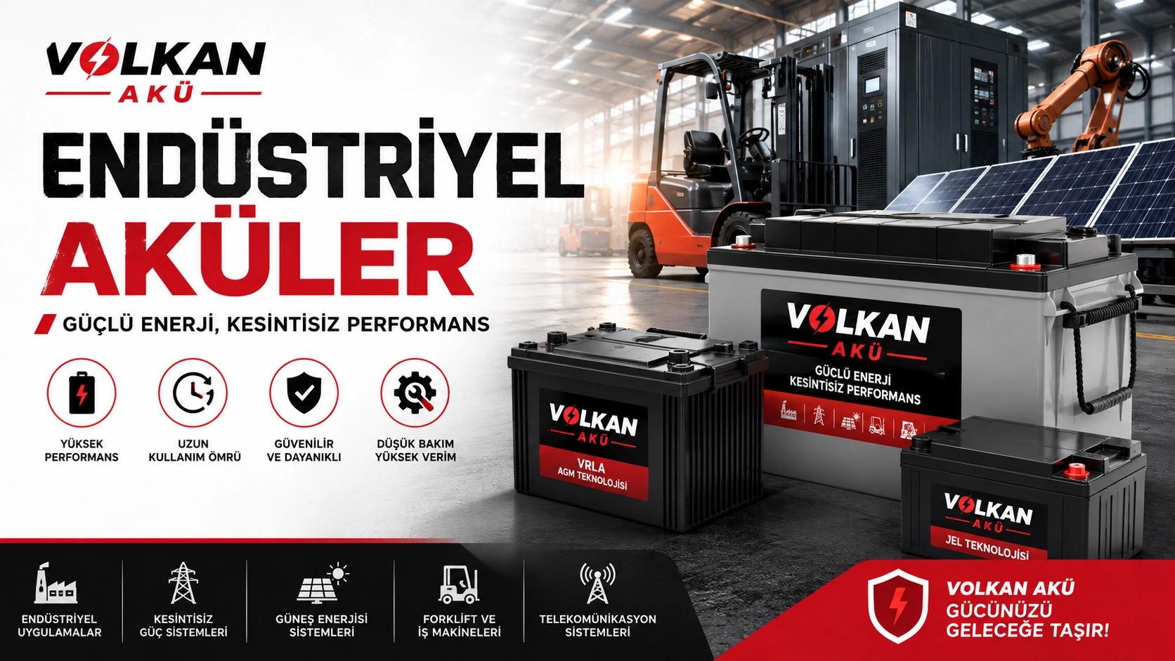 Endüstriyel Aküler