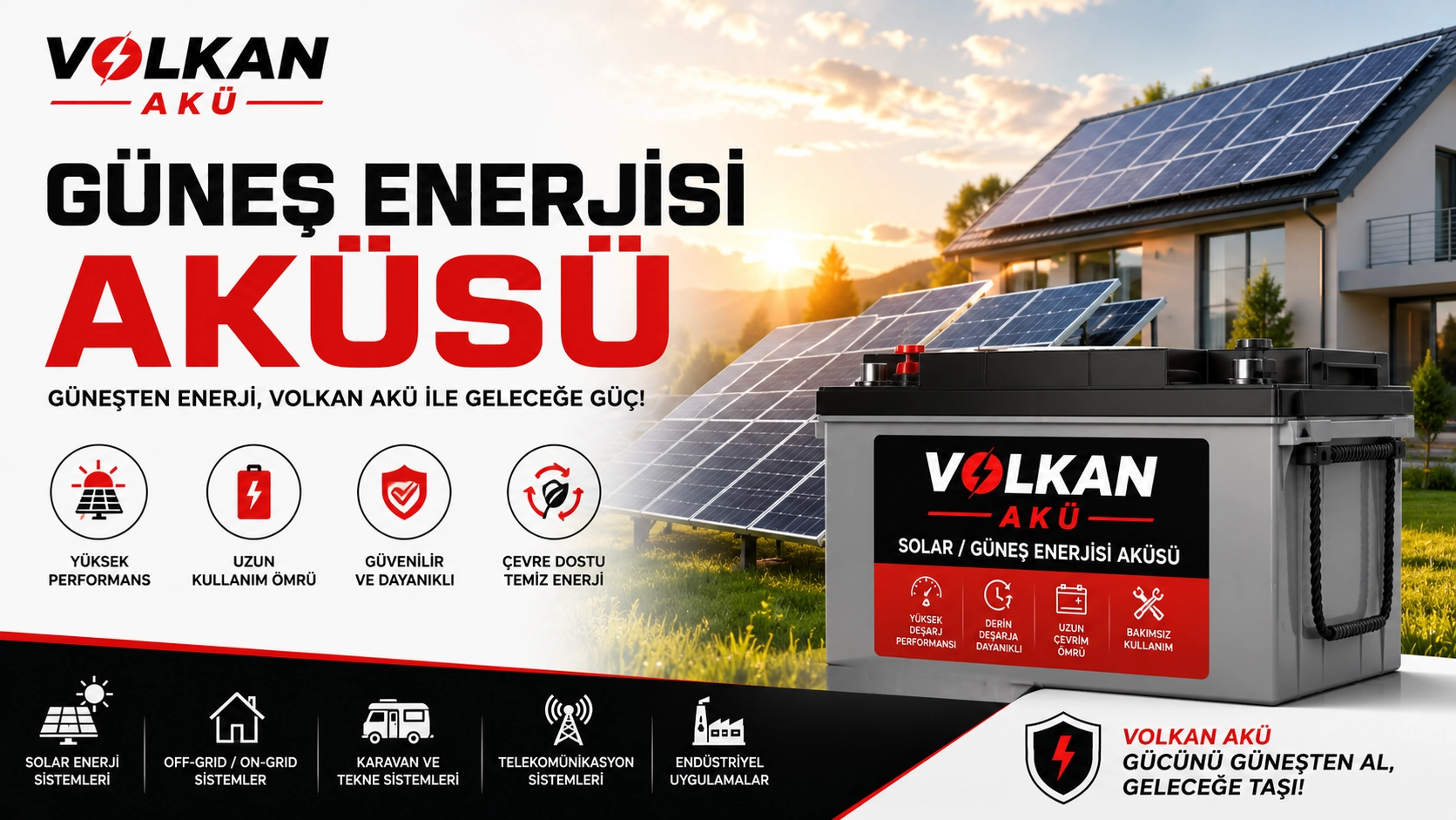 Güneş Enerjisi Aküsü