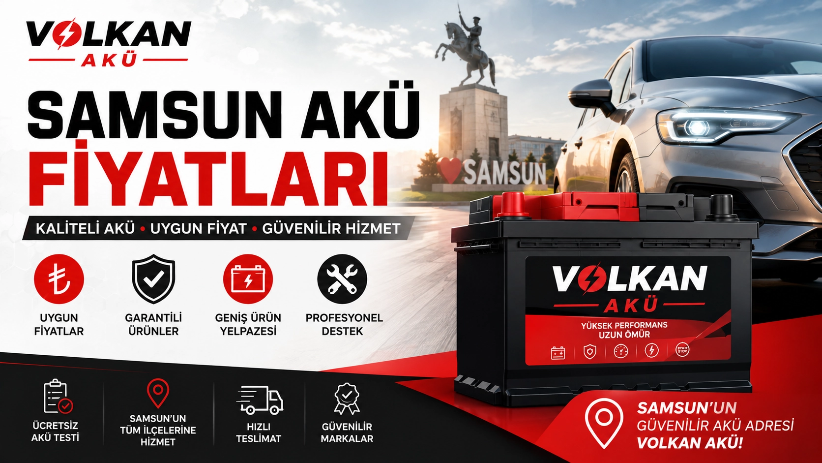 Samsun Akü Fiyatları
